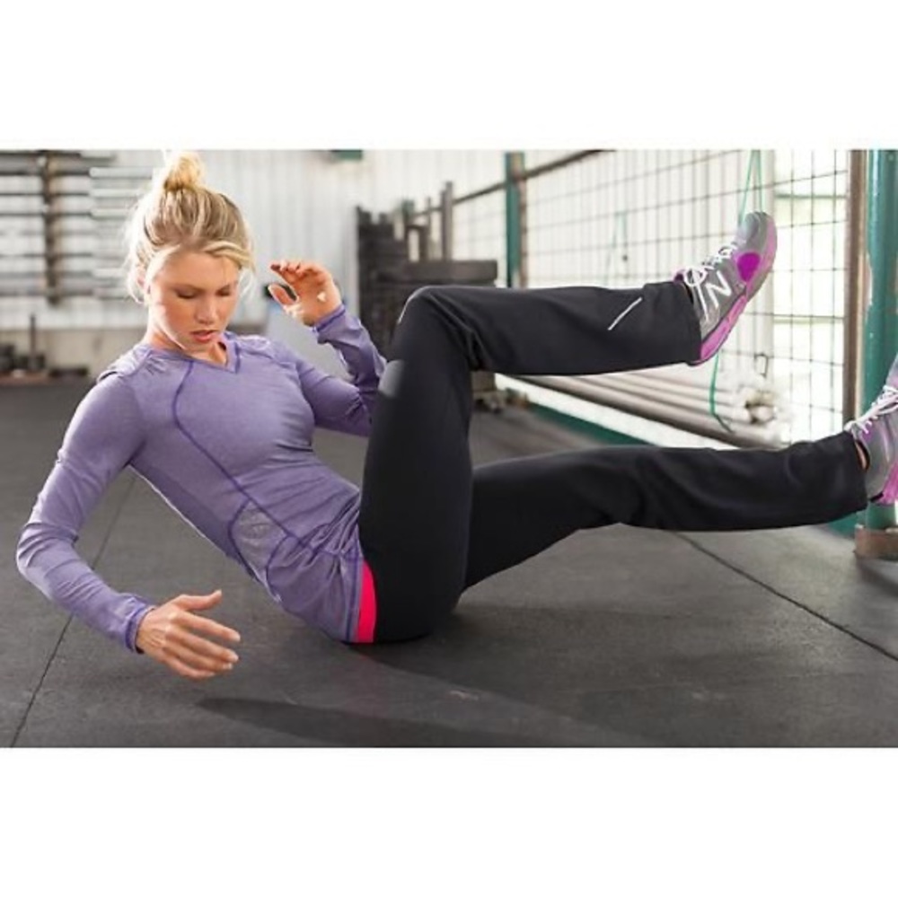 ATHLETA northern lights reflective long sleeve top